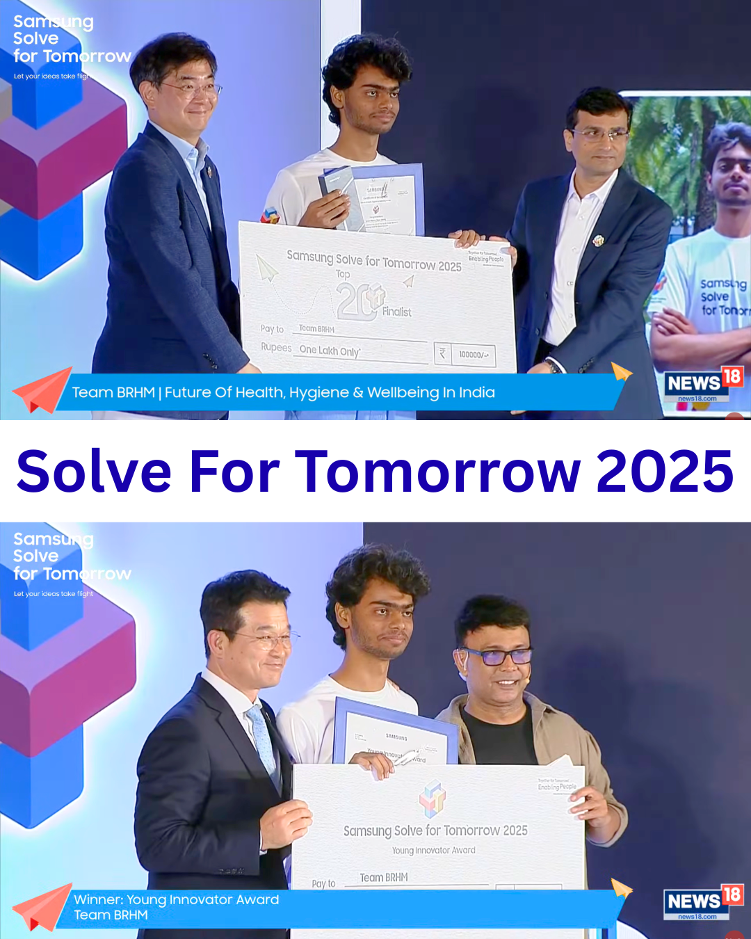 Ansh Mishra with awards